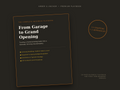 From Garage to Grand Opening — The Microbrewery Launch Playbook (PREMIUM)